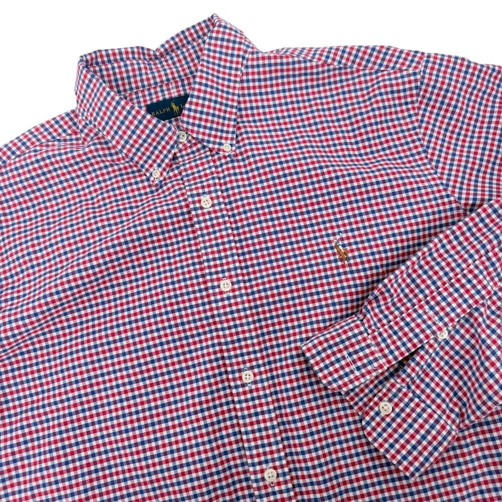 Polo Ralph Lauren Gingham Plaid Button Down Men's Size XXL Shirt